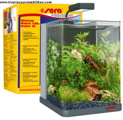 Sera Biotop Nano led Cube litros